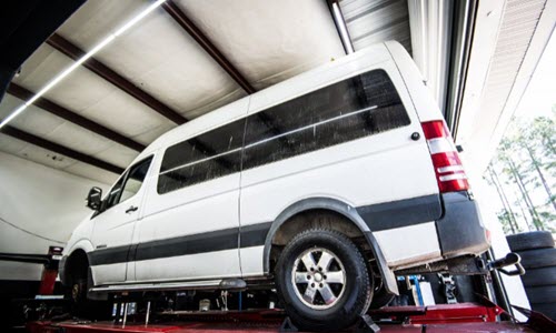 Mercedes-Benz Sprinter In Our Garage For Repair