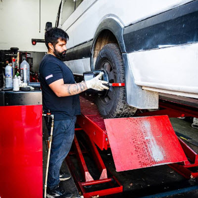 Mercedes Sprinter Alignment Check