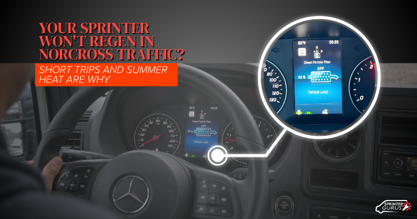 Your Sprinter Won't Regen in Norcross Traffic Short Trips and Summer Heat Are Why