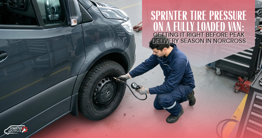 Sprinter Tire Pressure on a Fully Loaded Van Getting It Right Before Peak Delivery Season in Norcross